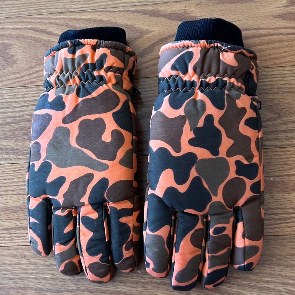 Camouflage Winter Gloves